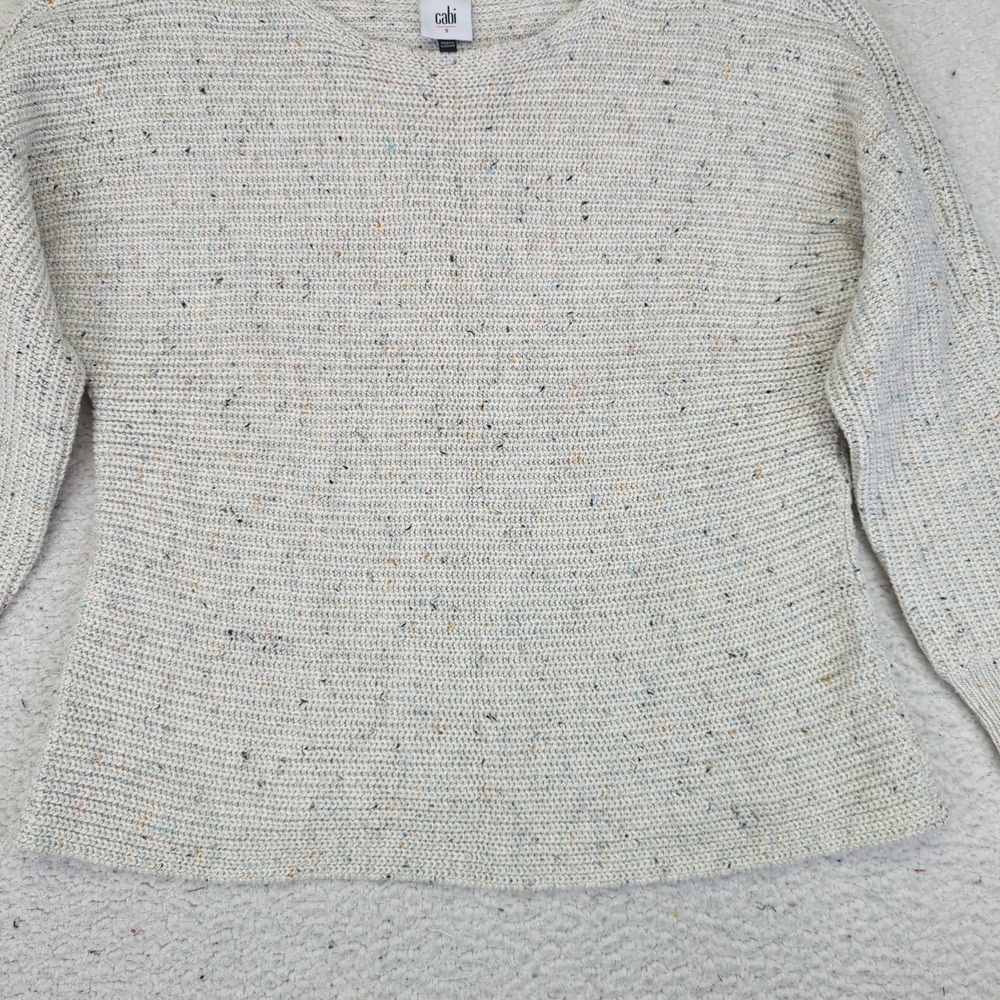 Cabi Womens Sweater‎ Knit Pullover Multicolor Textured Long Sleeve Size Small S - Picture 4 of 9